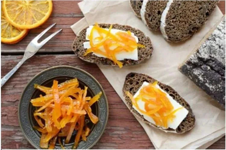 ăn cam có giảm cân không: mứt vỏ cam