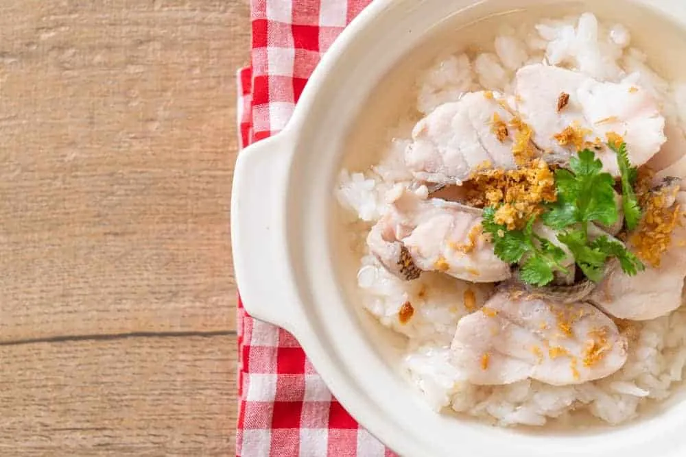 cháo cá chép cho bé không tanh