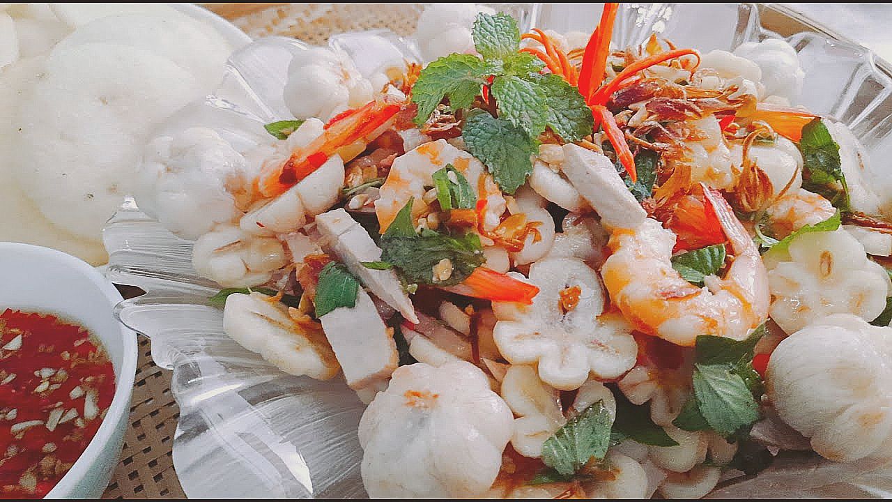 ăn măng cụt có béo không: Gỏi măng cụt 