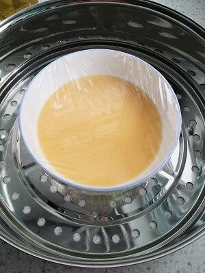 hấp đậu hũ trứng