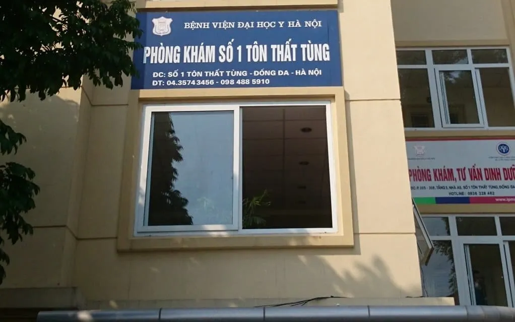 Phòng khám số 1 – Bệnh viện Đại học Y Hà Nội 