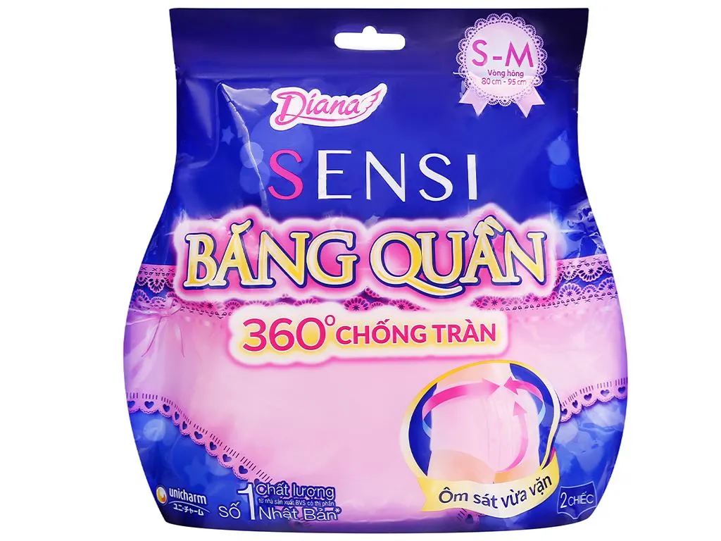 băng vệ sinh dạng quần diana