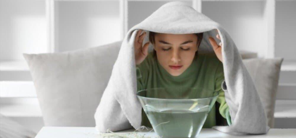 cách xông mặt trị mụn