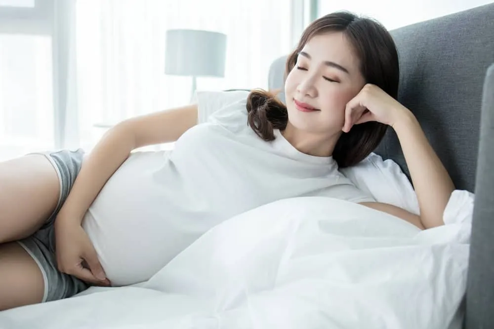 bà bầu khó thở 3 tháng cuối