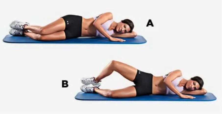 Clamshells là một trong các bài tập giúp mông to nhanh