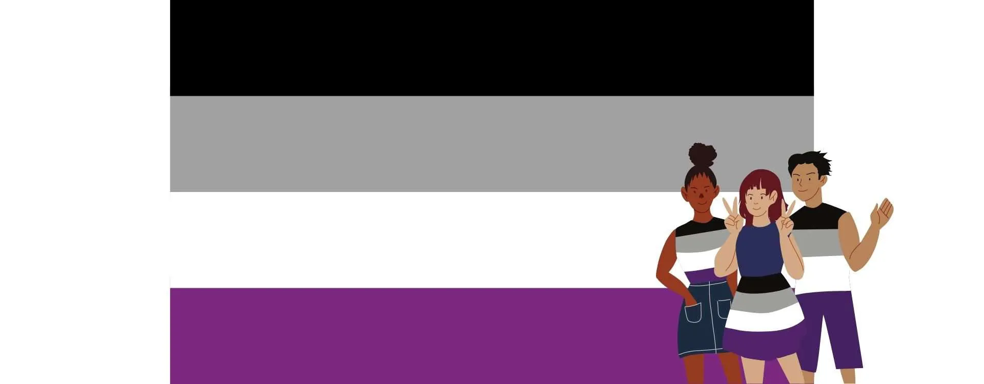 asexual - lá cờ LGBT