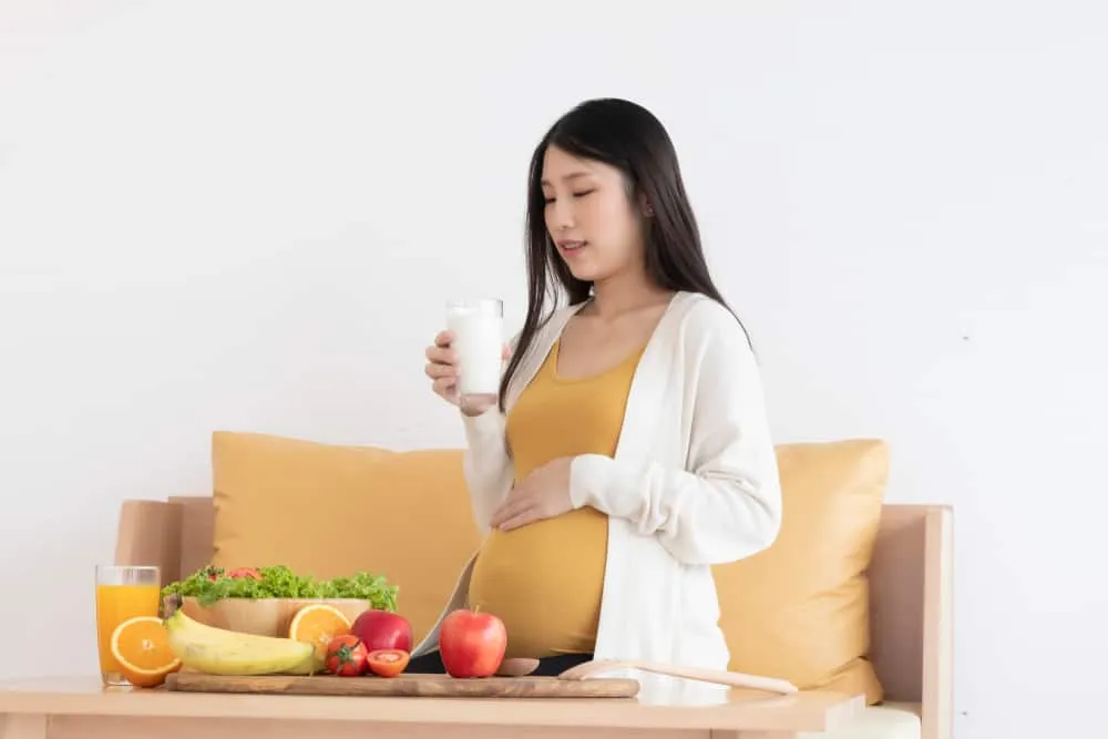 Uống sữa bầu bị tiêu chảy