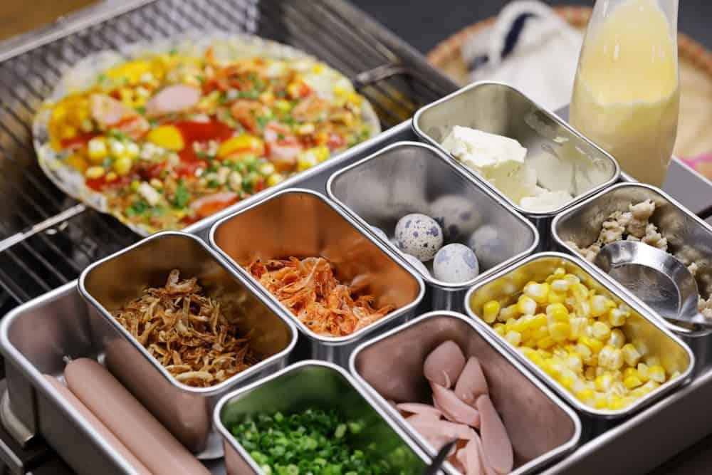 cách làm bánh tráng bằng chảo không dính