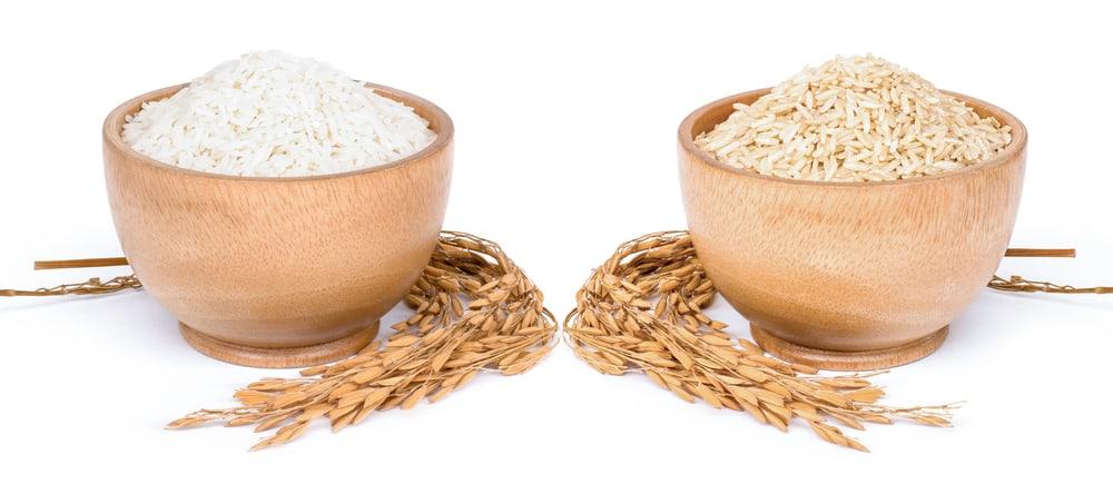 so sánh gạo lứt và gạo trắng