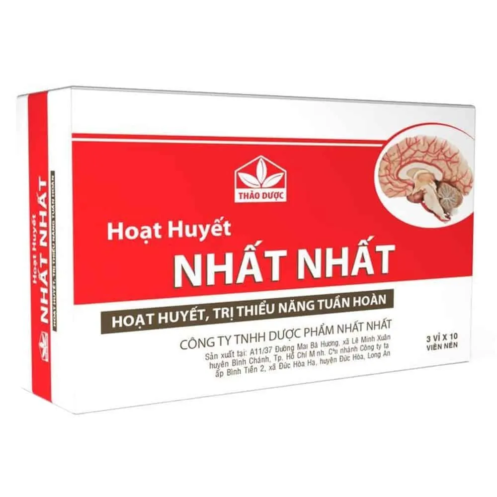 các loại thuốc hoạt huyết dưỡng não: nhất nhất