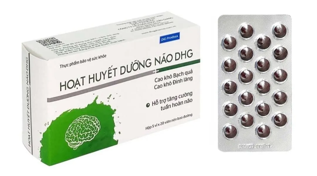 các loại thuốc hoạt huyết dưỡng não: DHG 