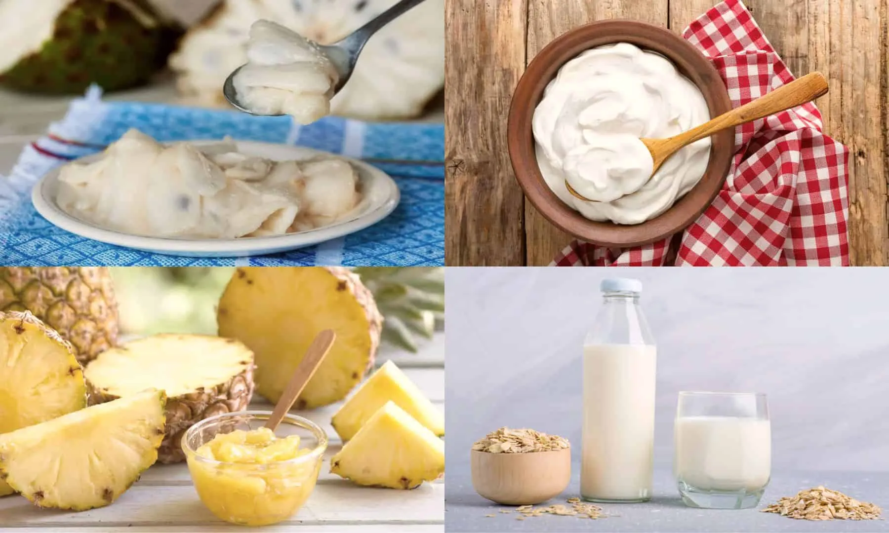 Công thức sinh tố mãng cầu và dứa