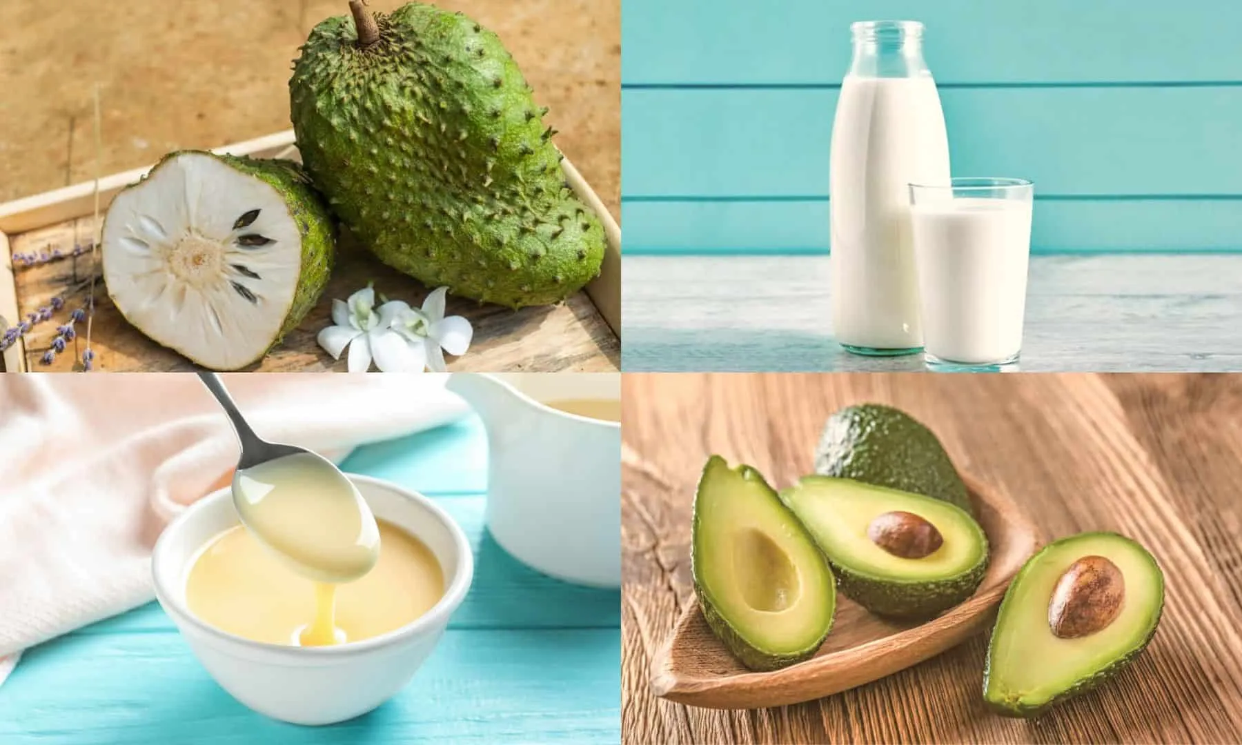 công thức sinh tố mãng cầu bơ