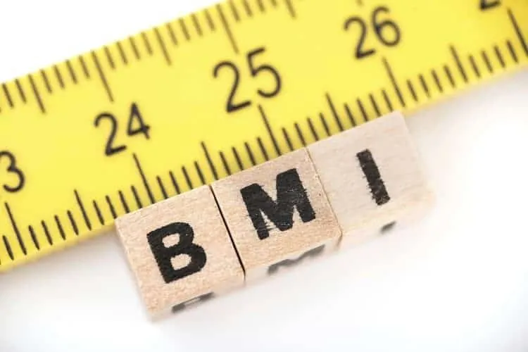chiều cao cân nặng chuẩn của nam dựa vào BMI