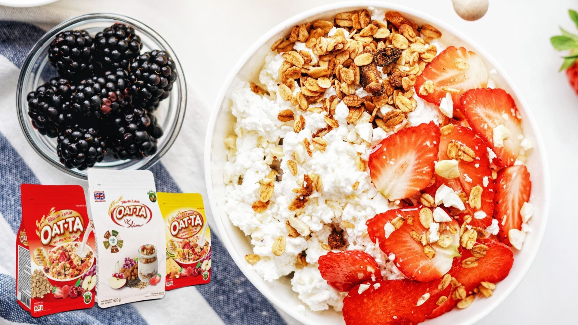 Bột yến mạch trái cây Oatta