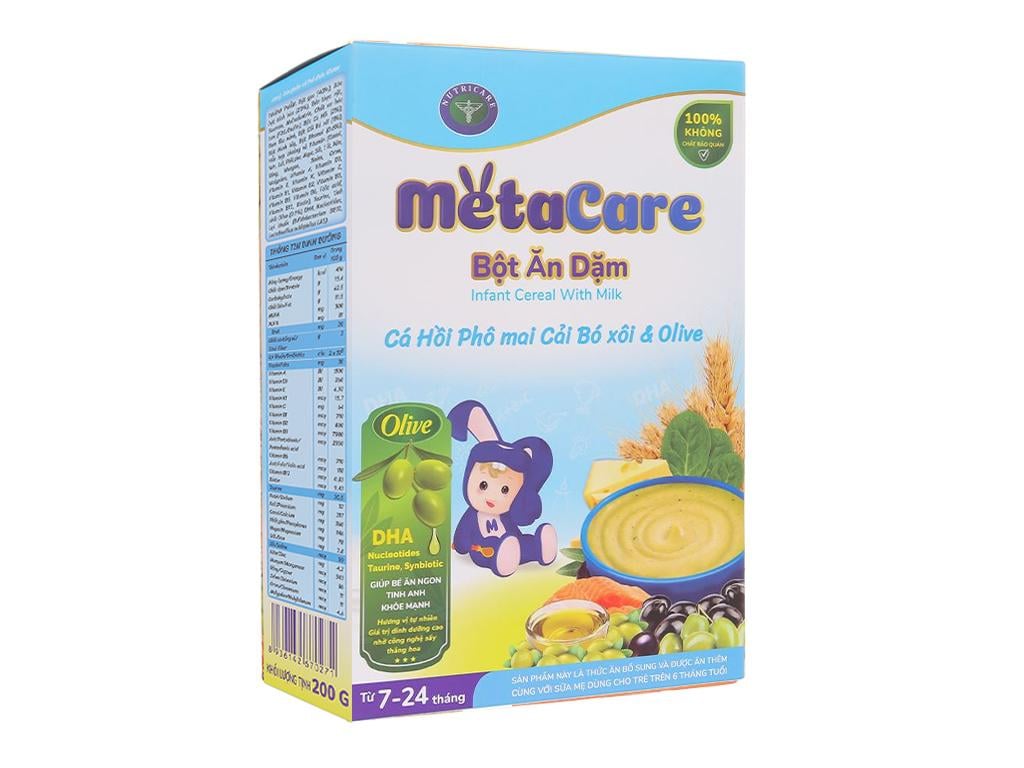 bột ăn dặm metacare