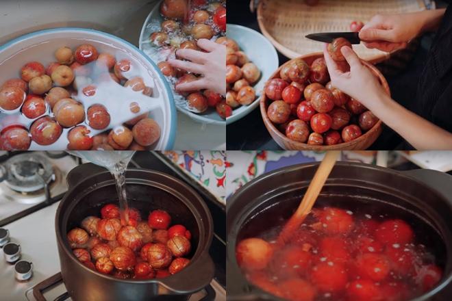 cách làm mứt mận hà nội - sơ chế