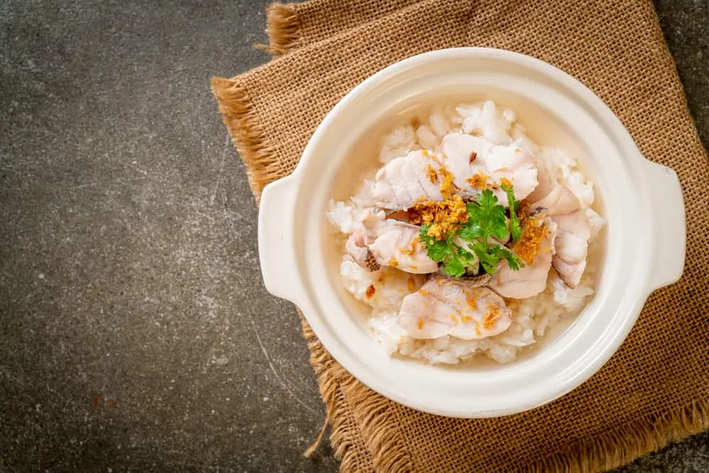 Cháo cá diêu hồng cho bé không tanh