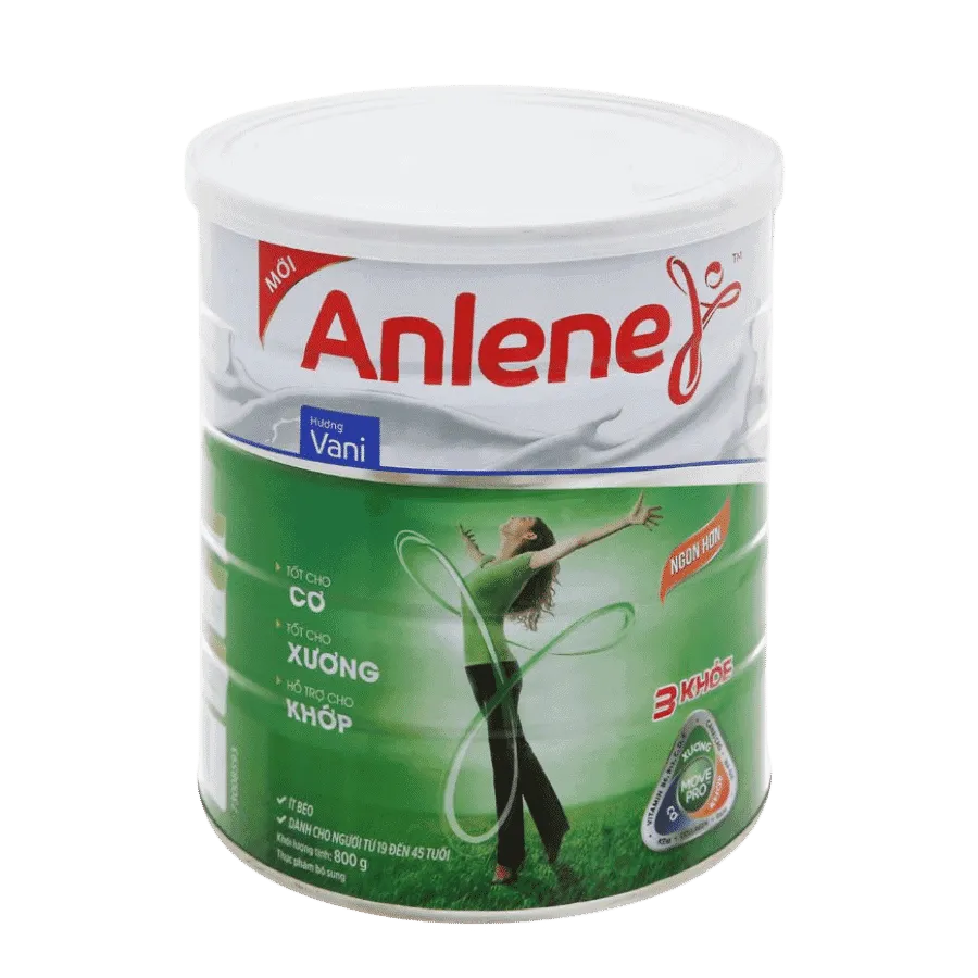 sữa Anlene 3 Khỏe Vani (Dành cho người từ 19 – 45 tuổi)