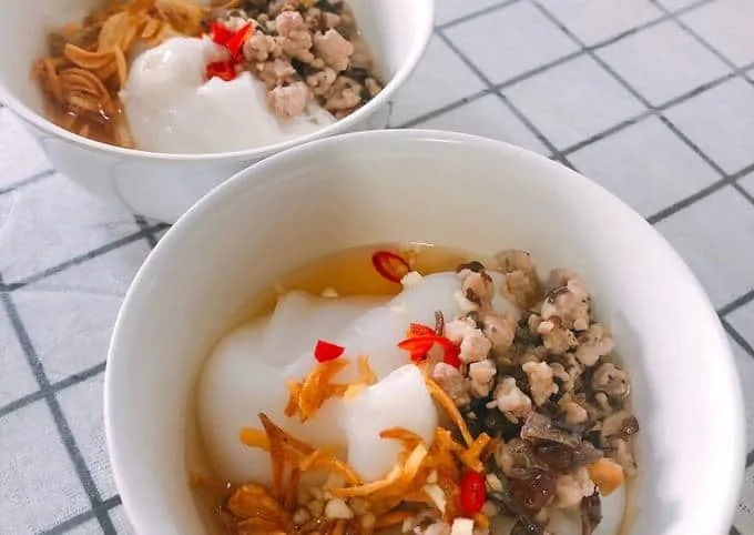 Món ăn sáng nhanh gọn: Bánh đúc