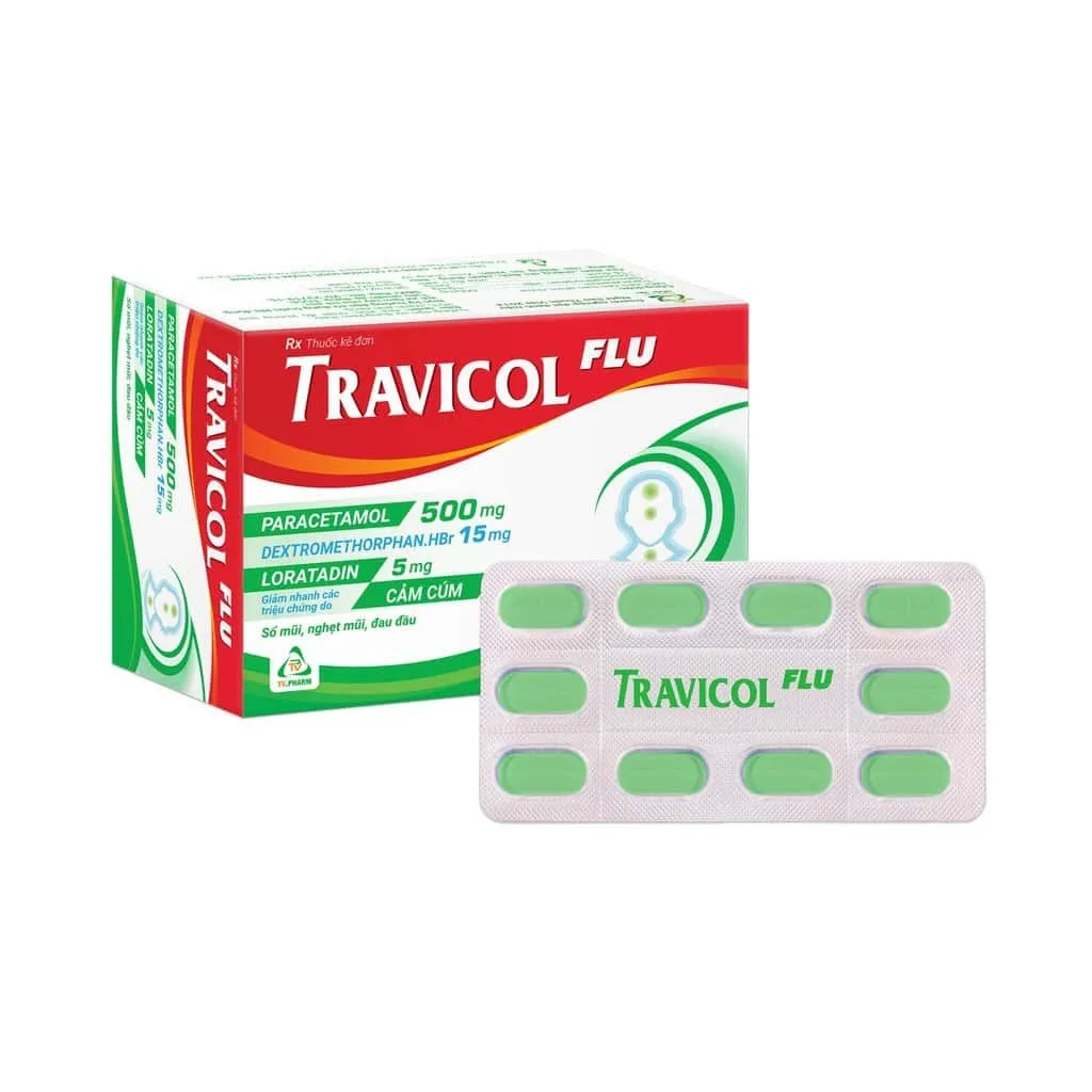 Thuốc Travicol Flu có tác dụng gì?
