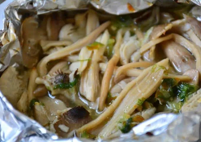 nấm mối tự nhiên xào mướp