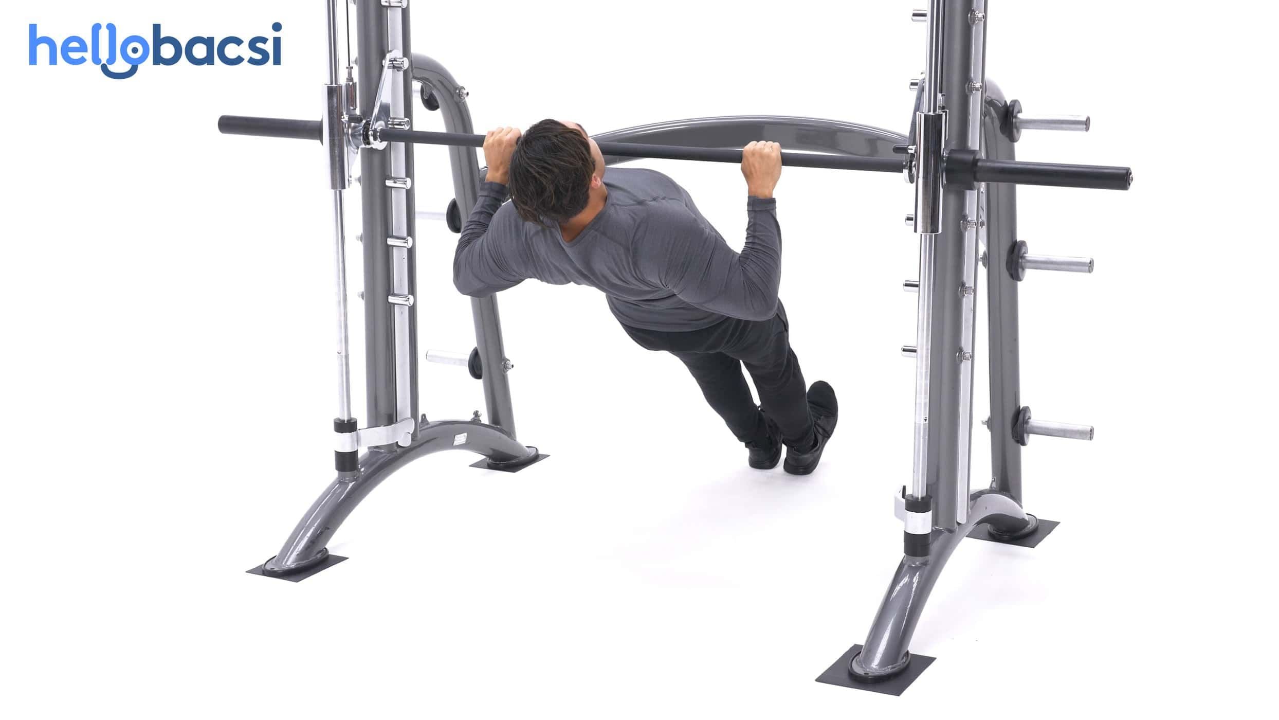 Tập lưng xô Inverted Rows