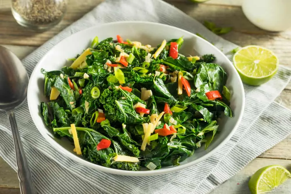 bị táo bón nên ăn rau gì: rau cải rổ