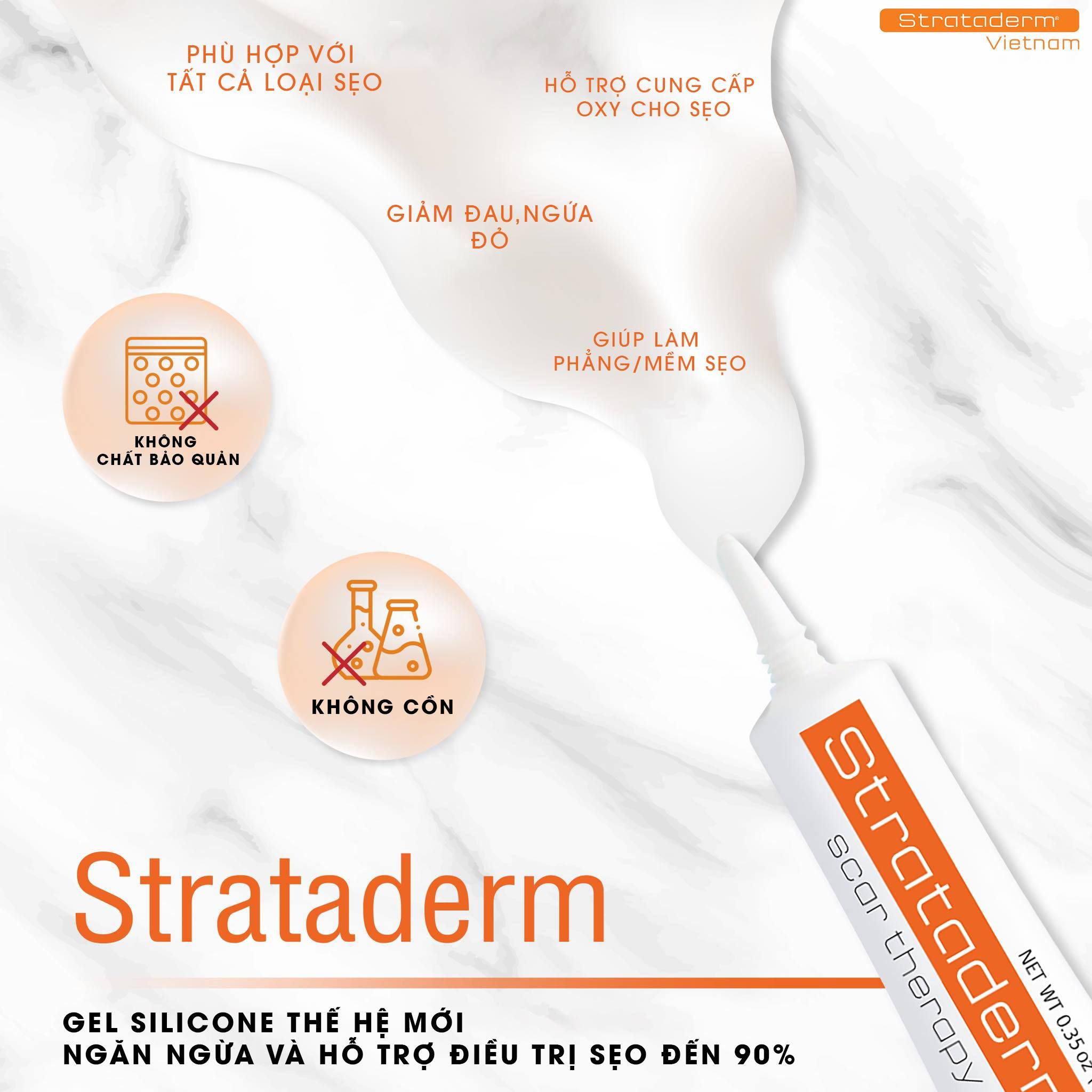 tác dụng của kem trị sẹo Strataderm