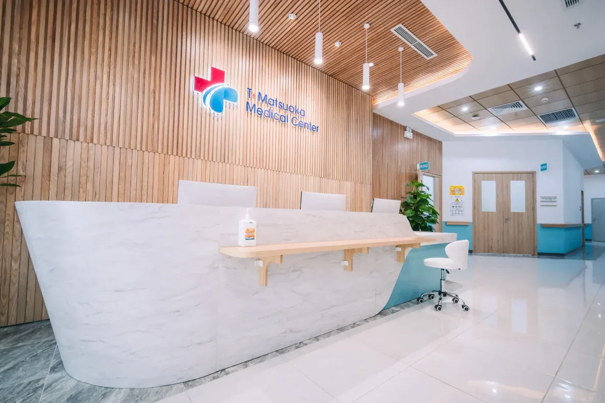 Quầy lễ tân tại Trung tâm T-Matsuoka