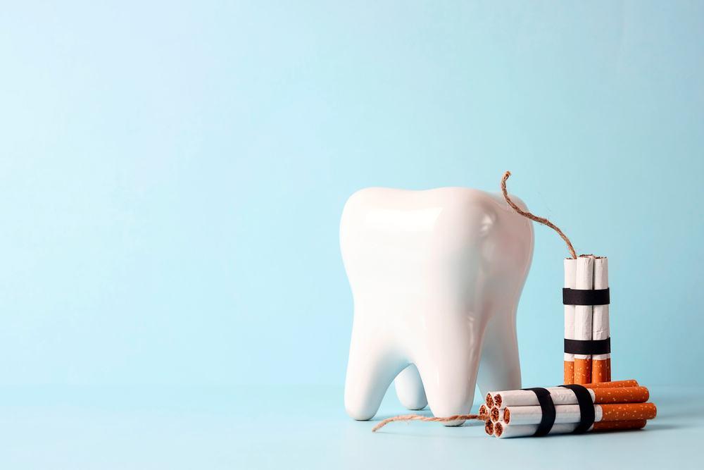 tác hại của thuốc lá lên răng miệng