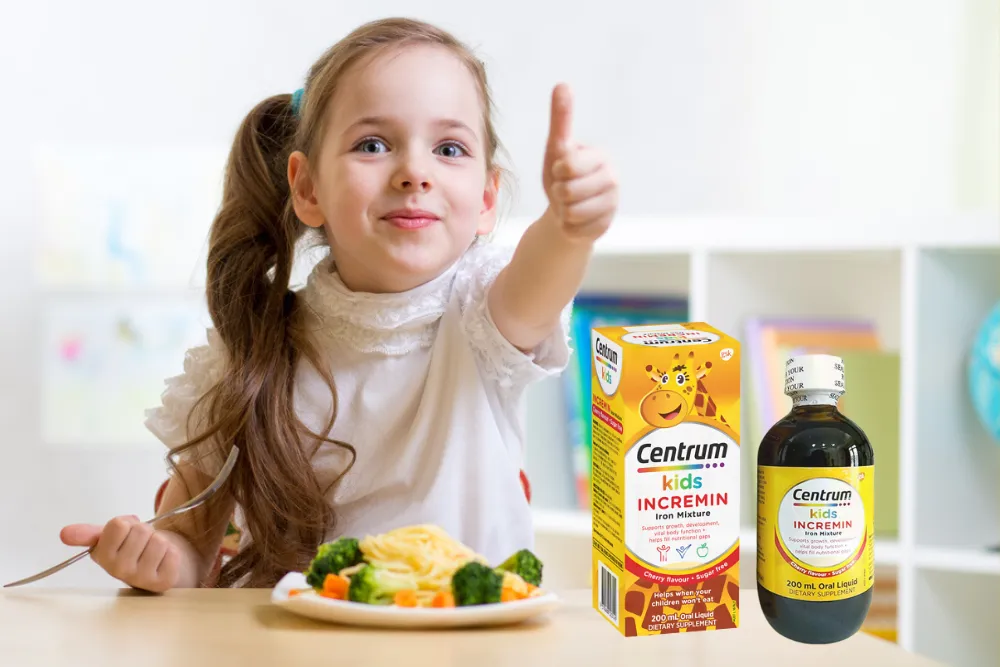 Centrum Kids cho trẻ biếng ăn