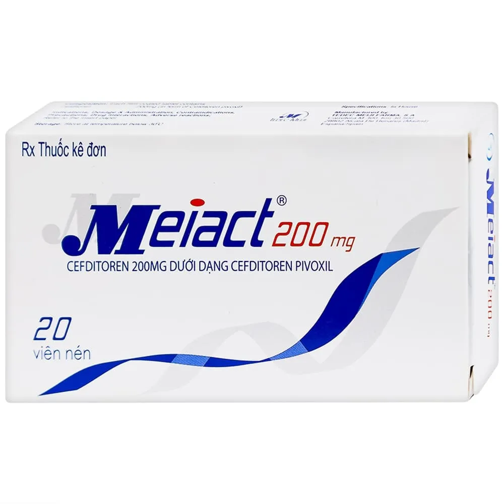 Thuốc Meiact 200mg