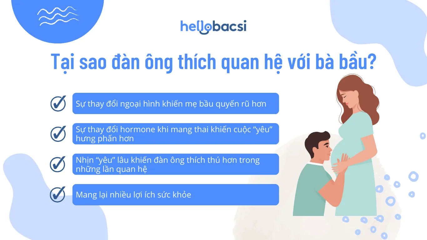 Tại sao đàn ông thích quan hệ với bà bầu?