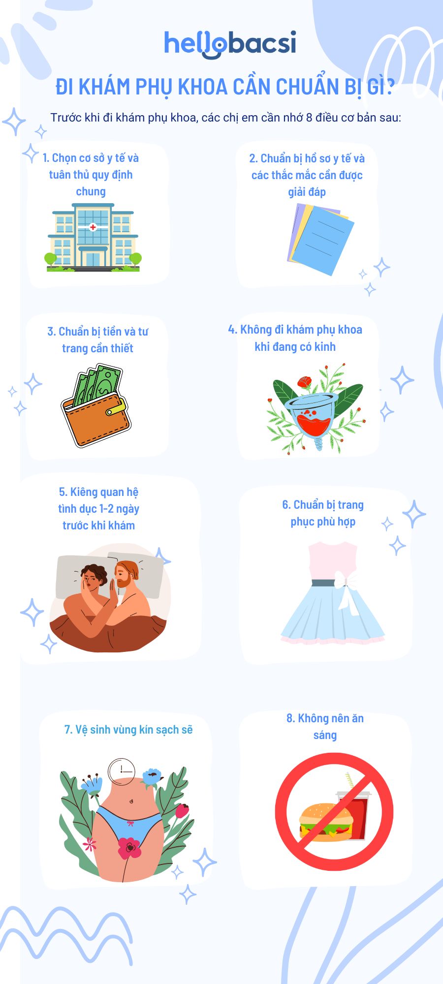 khám phụ khoa cần chuẩn bị gì 