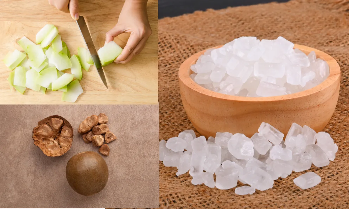 cách nấu trà bí đao tươi