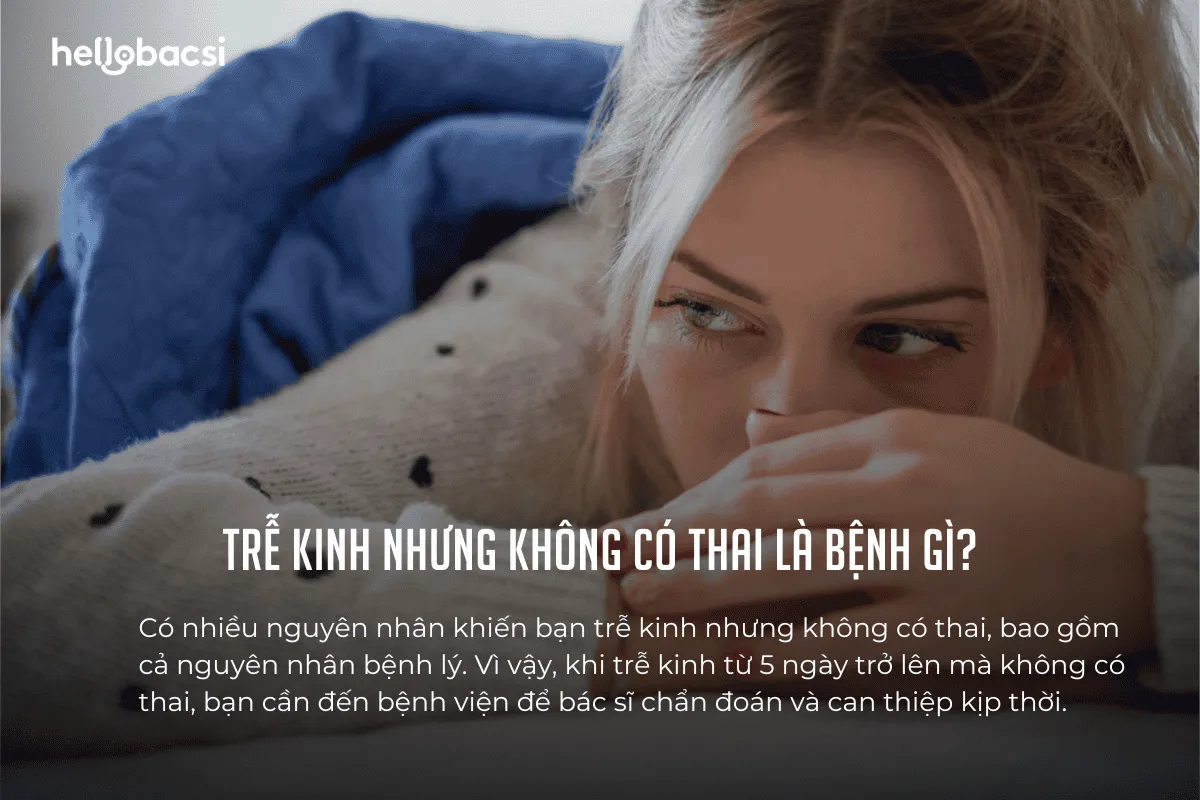 Trễ kinh nhưng không có thai