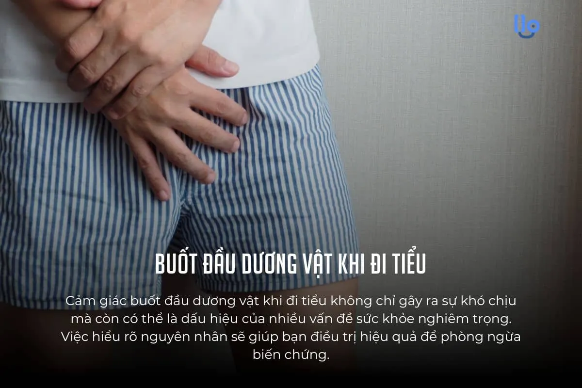 Buốt đầu dương vậy khi đi tiểu