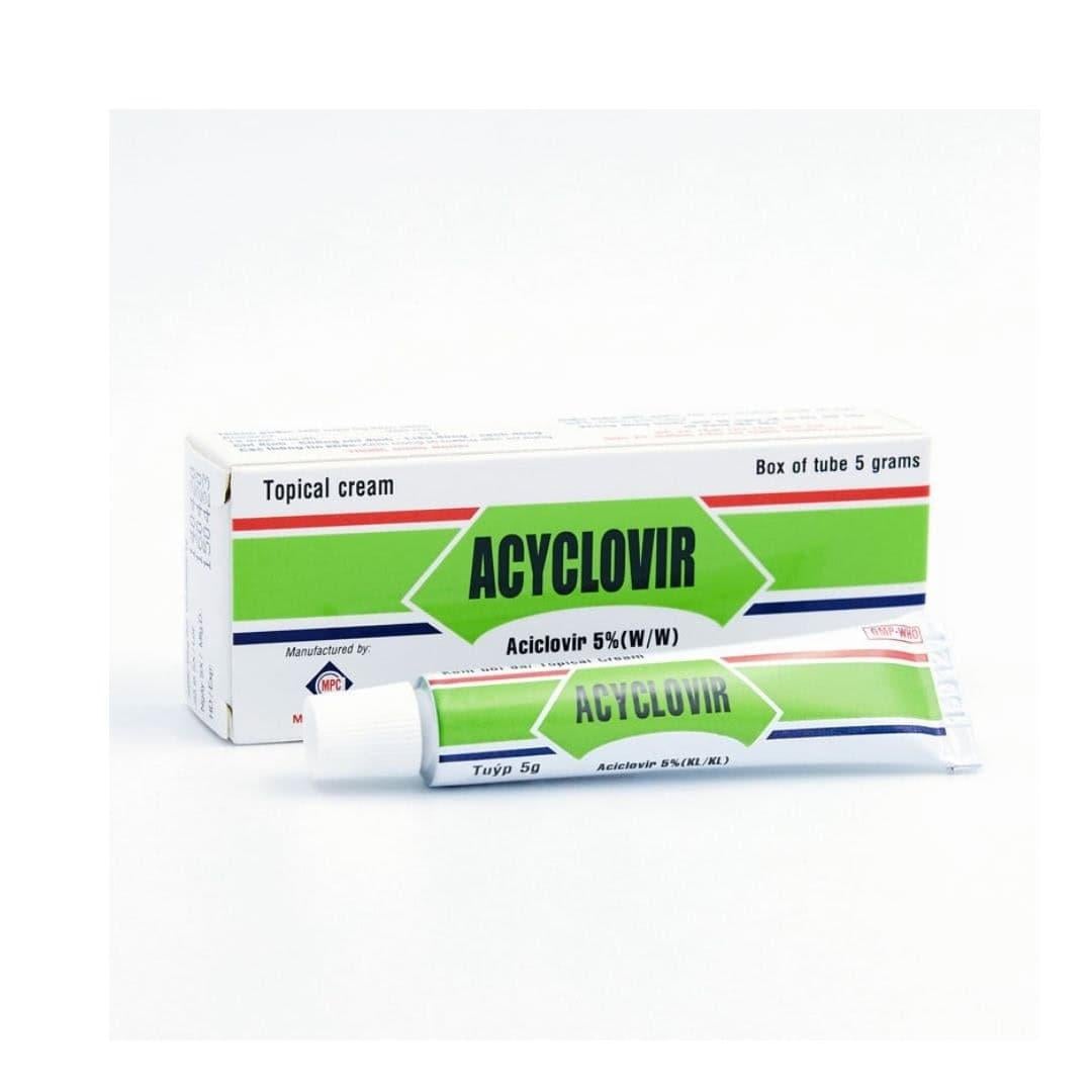 lưu ý khi dùng thuốc Acyclovir bôi