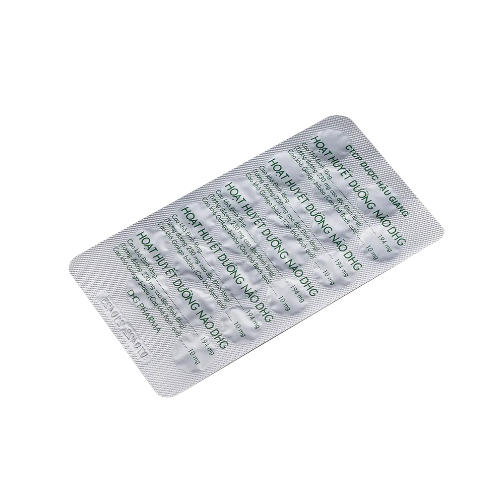 Hoạt huyết dưỡng não DHG giá bao nhiêu?