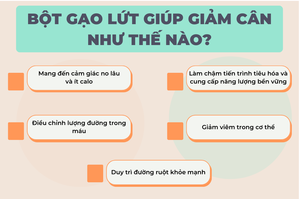 cách làm bột gạo lứt giảm cân