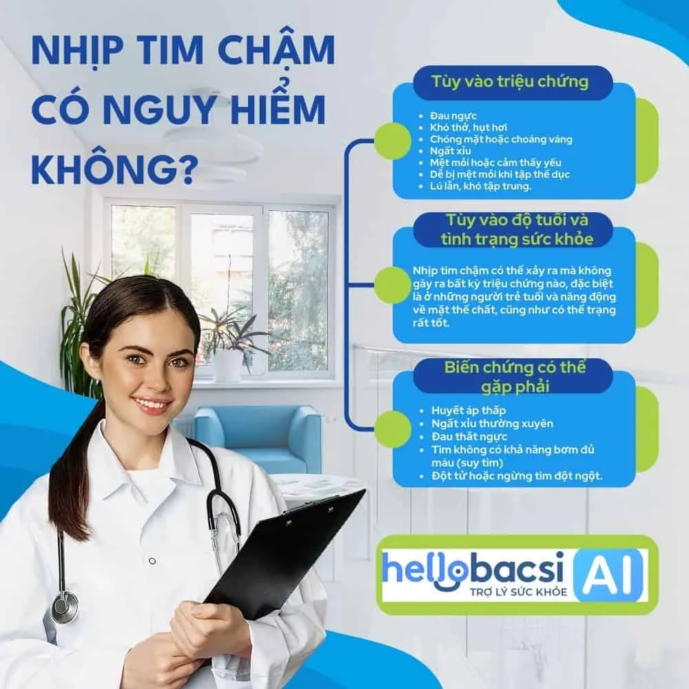 Nhịp tim chậm có nguy hiểm không?
