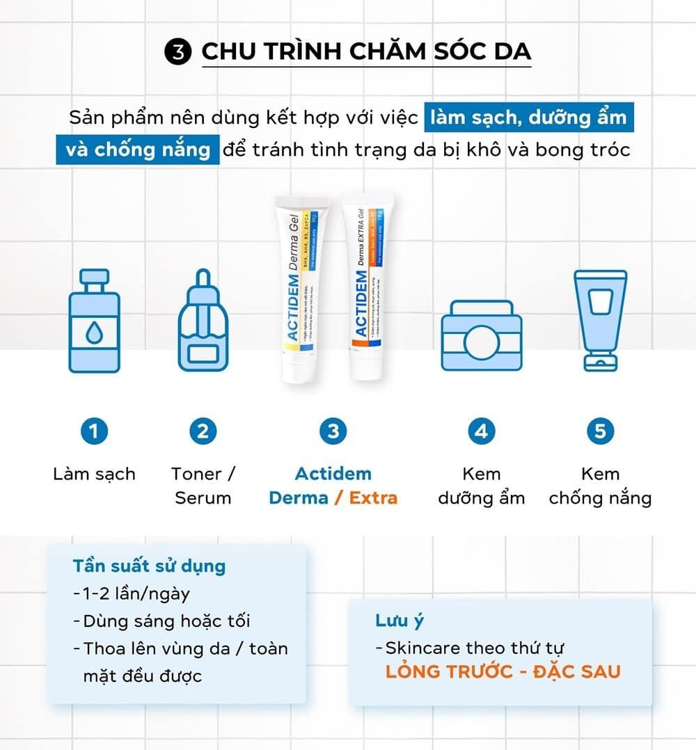 Sản phẩm trị mụn Actidem Derma Gel