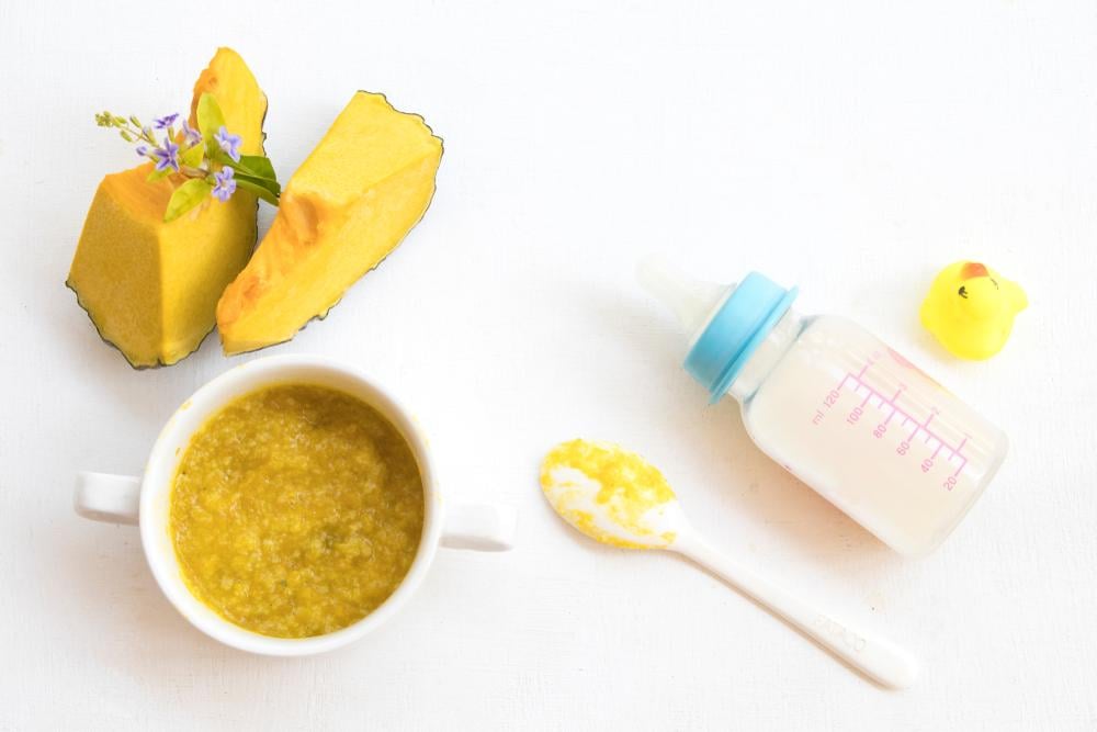 đậu ngự nấu cháo ăn dặm cho bé