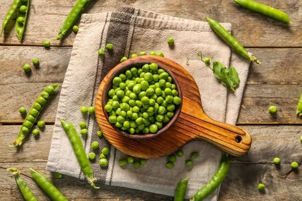 cháo đậu Hà Lan cho bé