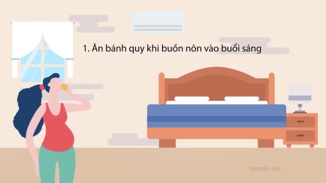 7 cách giảm ốm nghén cho mẹ bầu