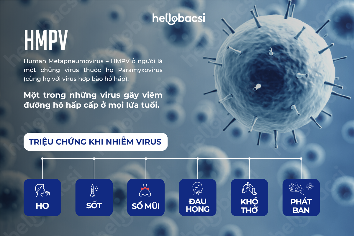 Triệu chứng nhiễm metapneumovirus