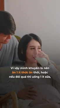 Đau bụng chuyển dạ có được ăn không?