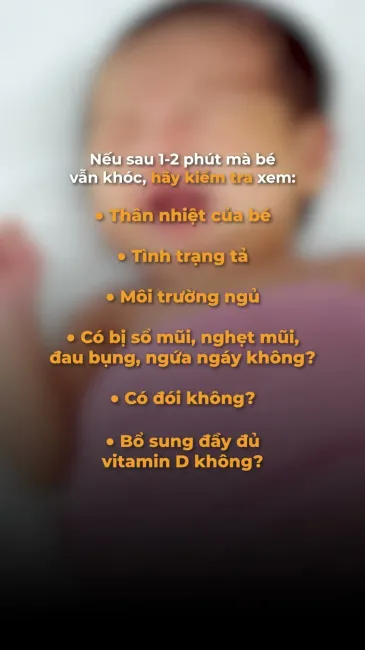 Cách xử lý khi bé rên rỉ khó ngủ trong đêm