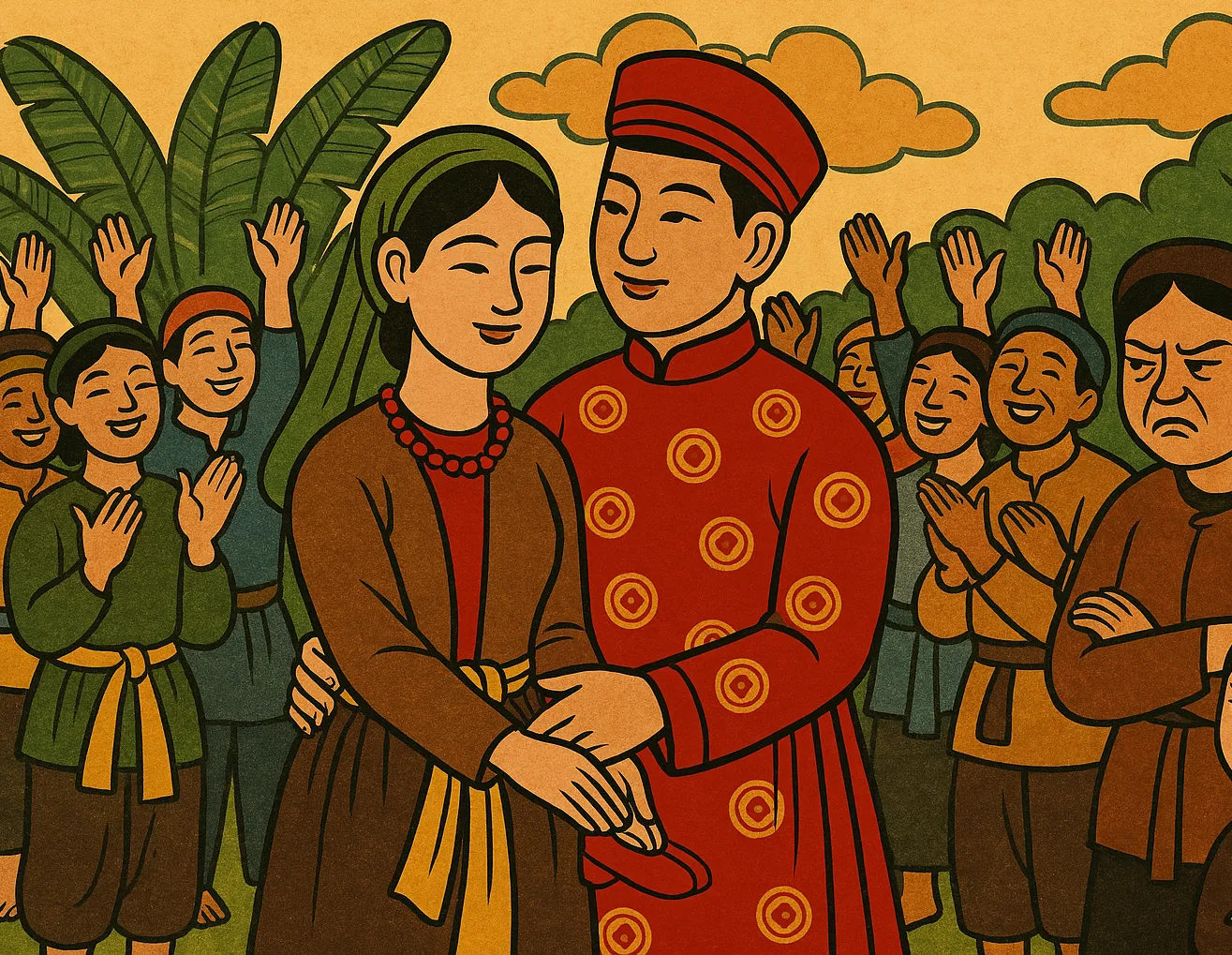 truyện Tấm Cám kết thúc có hậu